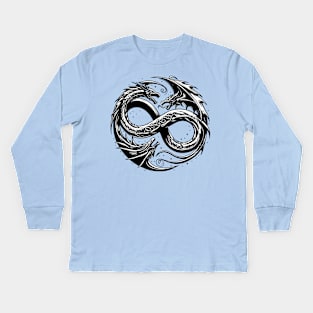 infinity dragon v3 Kids Long Sleeve T-Shirt